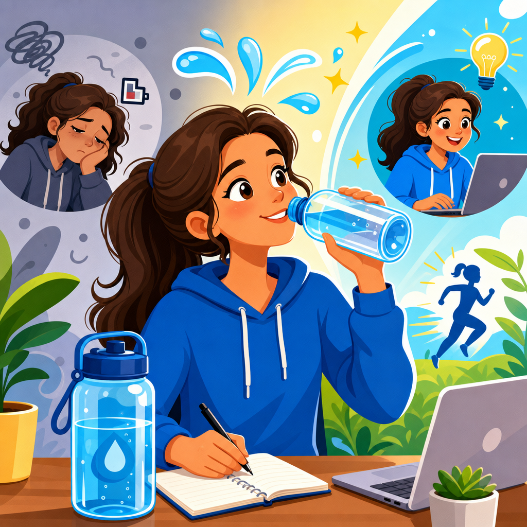 The Role of Hydration in Energy and Focus