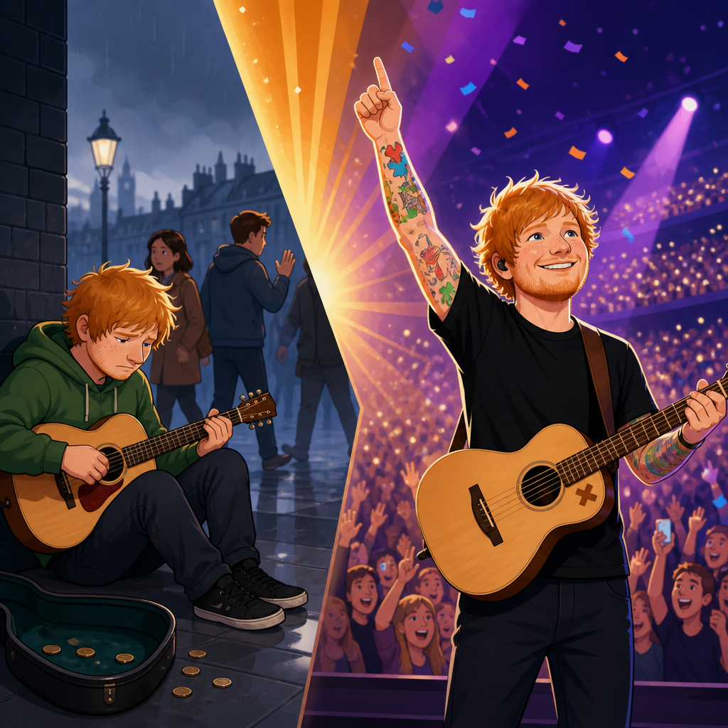From Rejection to Stardom: The Story of Ed Sheeran