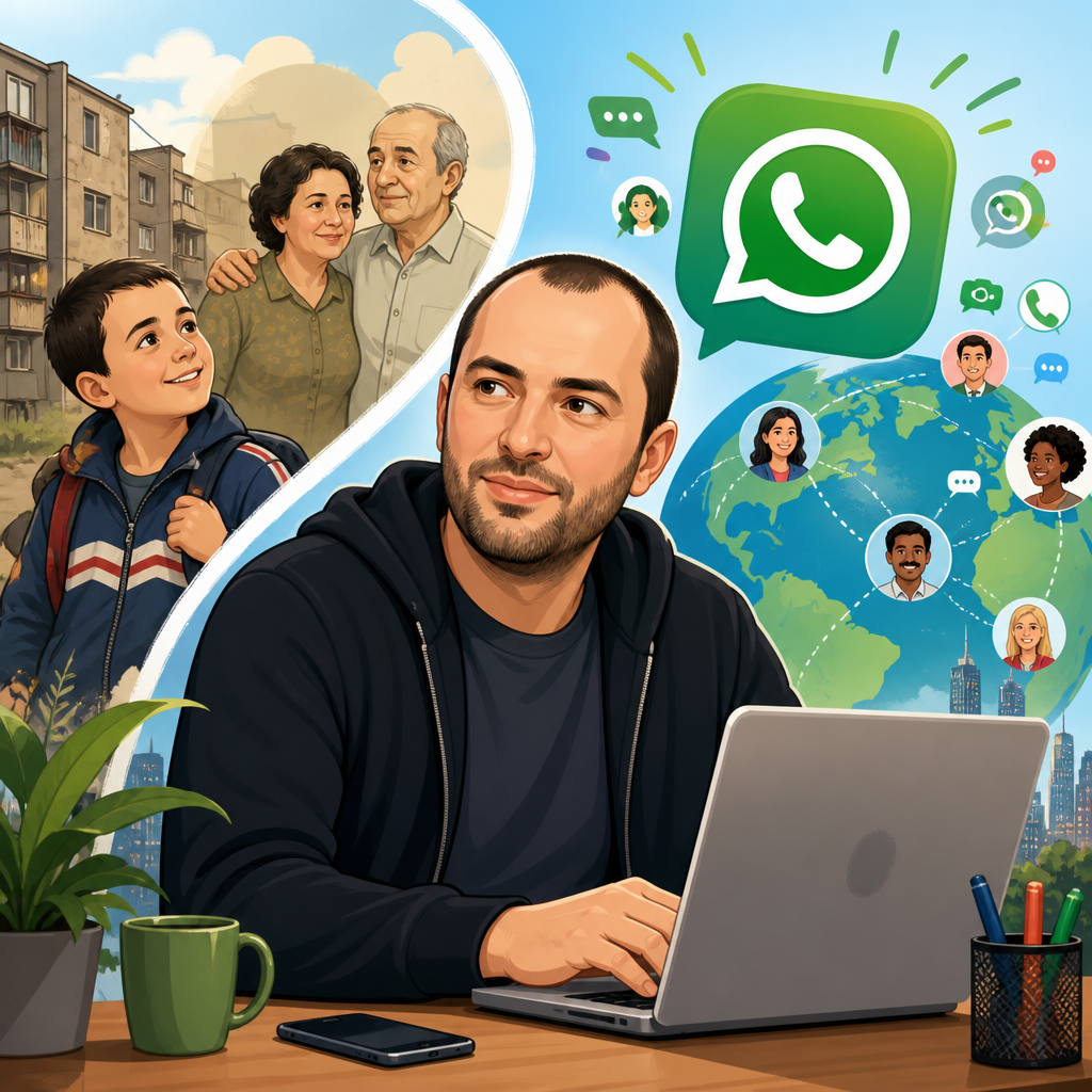 How Jan Koum Built WhatsApp After Growing Up in Poverty