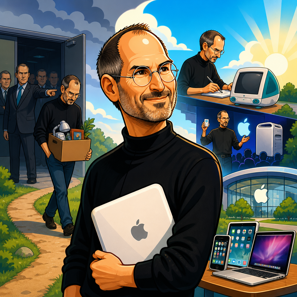 How Steve Jobs Rebuilt Apple After Being Fired